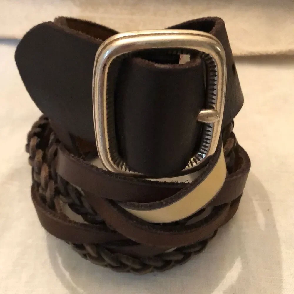 Lucky Brand Gorgeous, leather, braided belts